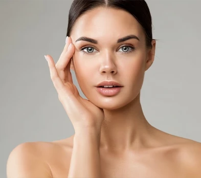 The Benefits  Photo Restylane: Young woman looking at the camera